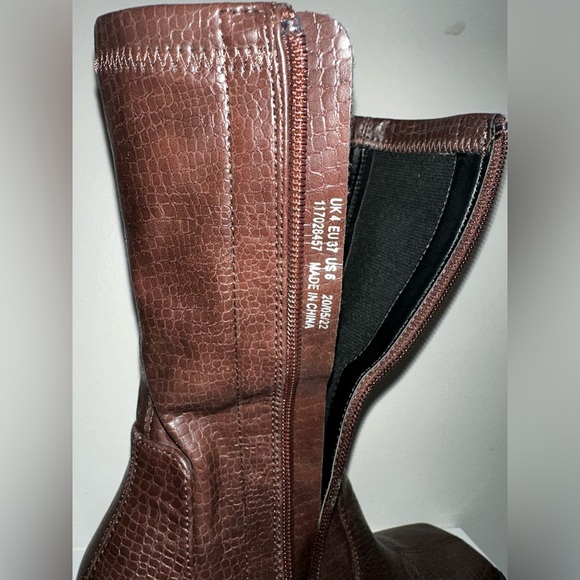 TopShop Brown Ankle Boot sz6 - Picture 4 of 7